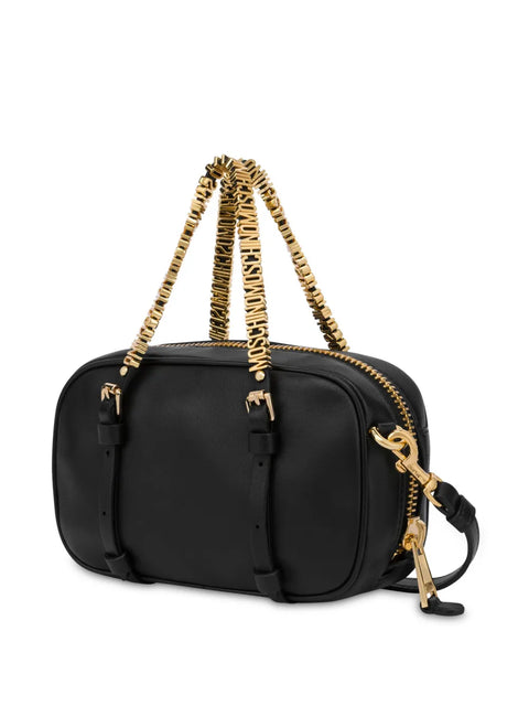 Moschino bolso de mano de piel